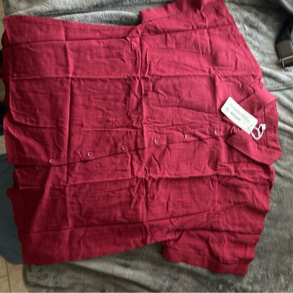 Boys Button Down Shirt dress shirt button down  -size xl 100% cotton!